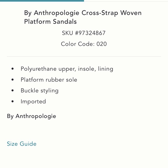 NWT Anthropologie Cross-Strap Woven Platform Sandal Brown